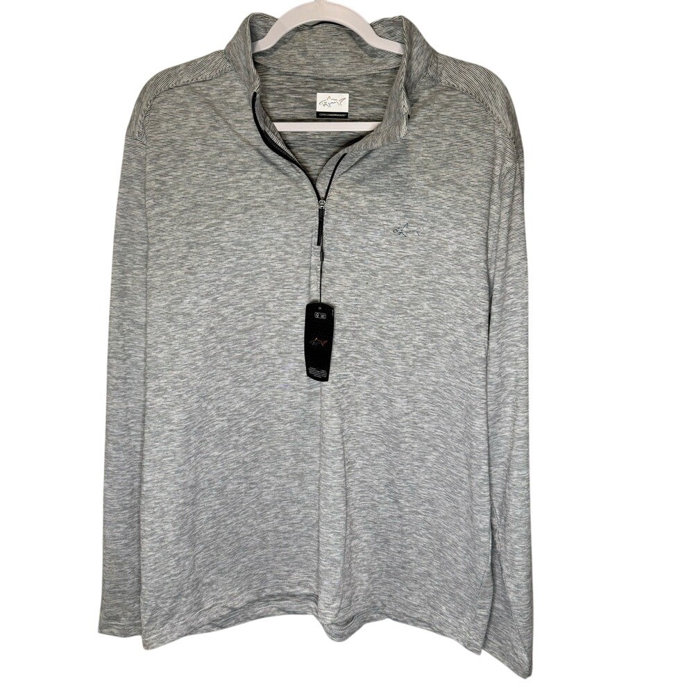NWT Greg Norman Performance Quarter Zip Mock Pullover, Men's L